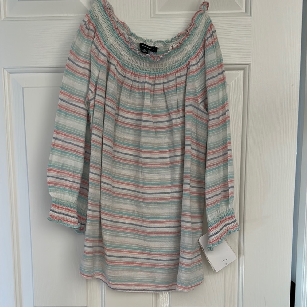 INC International Concepts Multicolor Knit Top